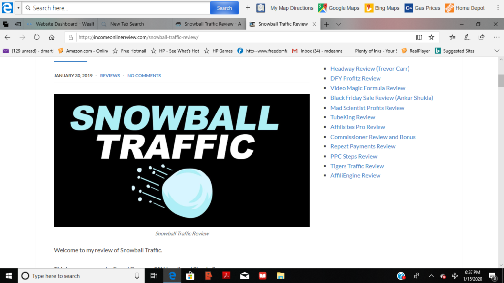 logo of snowball traffic